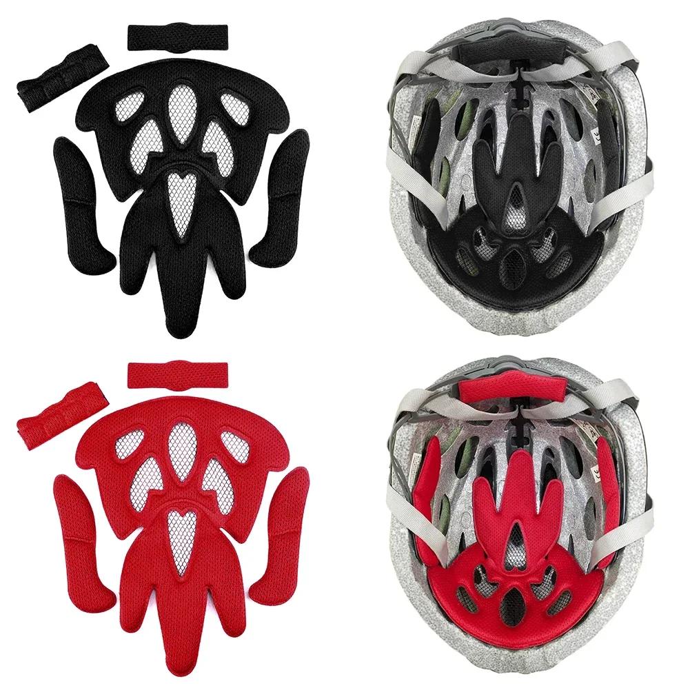 Motorcycle Cycling Sport Sealed Sponge Helmet Inner Padding Kits Foam Pads Kits Lining Protection Helmet Accessories Universal