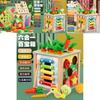 Wooden Peg Puzzle Toy With Matching And Counting Features For Kids Developmental Play