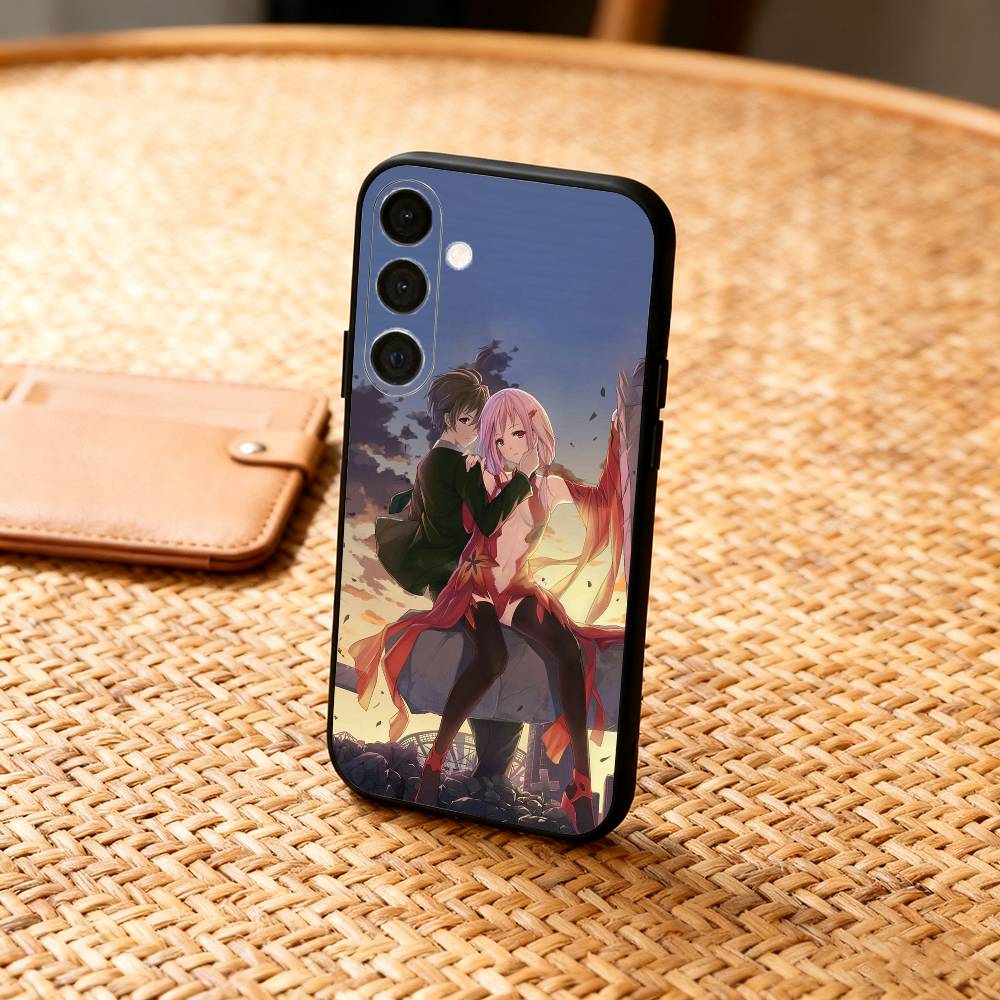 Чехол для телефона G-Guilty Anime Crown для Samsung A73,72,71,53,52,51,22,91,80, Мягкая черная крышка Samsung a30 a20