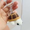 Adorable Turtle Keychain, Handmade Crocheted Miniature Turtle Plush Toy Hanging Bag Charm Ornament