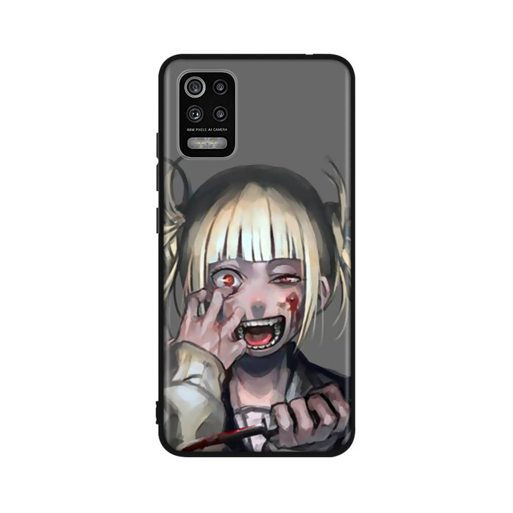 DT3 Hero Academia Toga Case for iPhone 16 15 Plus 14 13 12 11 Pro 8 7 6S 6 SE 5S X XR XS Max Realme C30 C33 C31 9I Huawei P30 Black Soft Cover