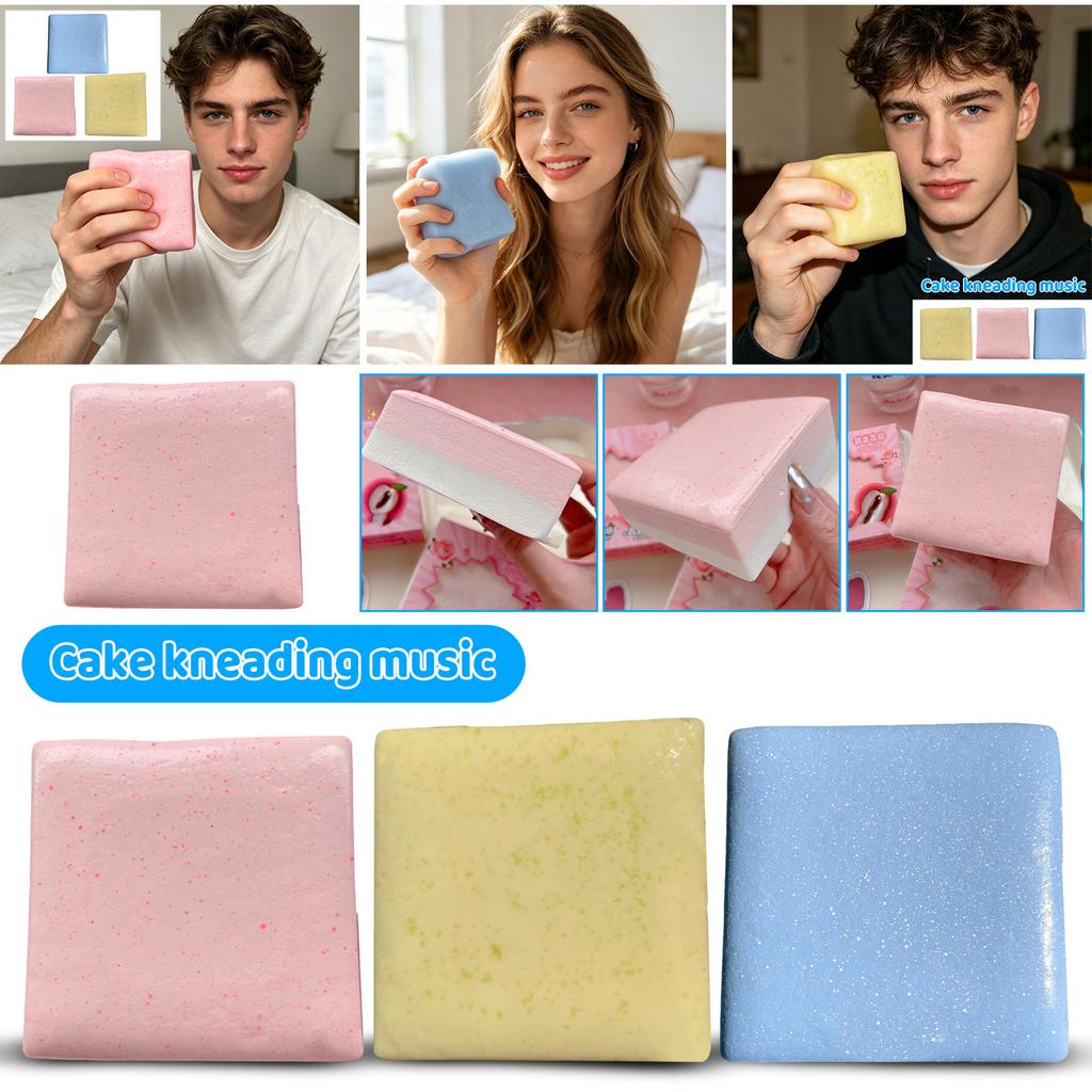 Soft Modeling for Arts and Crafts Projects Non Dry Square Shape for Creative Activities