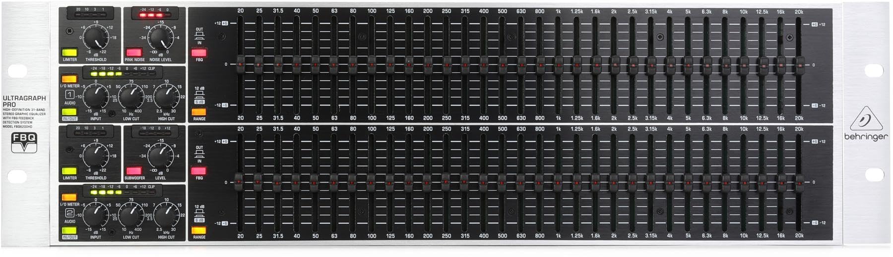 Behringer Grafiskais stereo ekvalaizers ar atsauksmju