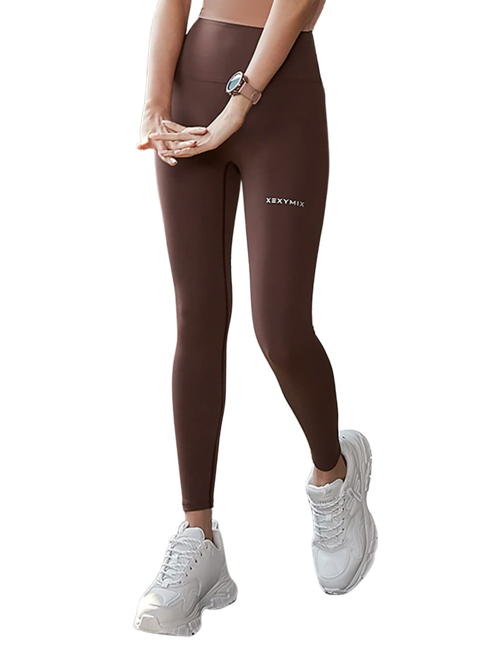 

XEXYMIX Эластичные Йога Модель Номер Signature Dahlia Wine Женские Леггинсы, XP9157T, 360N, Большой,