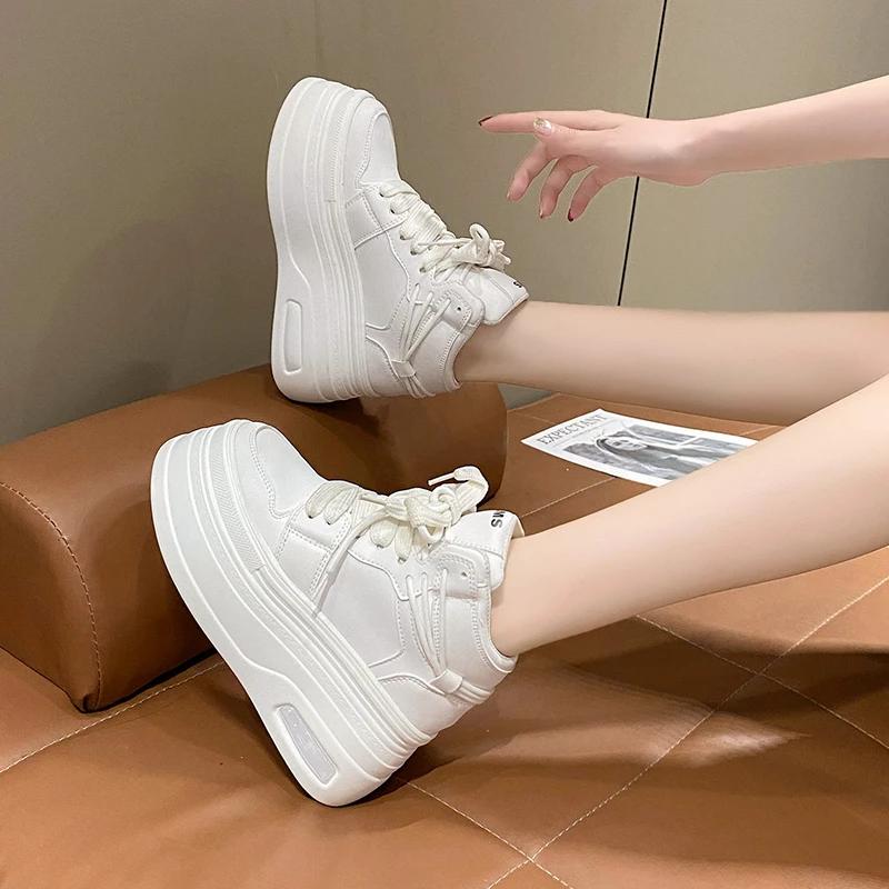 Fashion Green Luxury Designer Sneakers On Platform Sports Shoes For Women 2025 New Fashion Thick Bottom Wedding Shoes High Heel