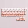 74Key Side Print Translucents Keycaps Sakuras Original Profile Sublimations Backlit Keycap for 60 Mechanical Keyboards