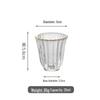 Japanese Crystal Glass Kung Fu Tea Cup with Gold Painting - Small Tasting Bowl
