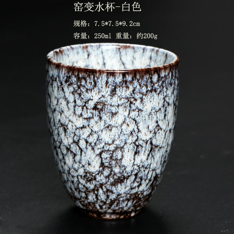 Wholesale Reusable 150ml Chinese Kung Fu Kiln Change Ceramic Home Tea Cup Japanese Style Ceramic Clay Tea Service Cup