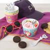 4x Ice Cream Cups with Spoons for Ice Cream Dessert Bowls for Children Set