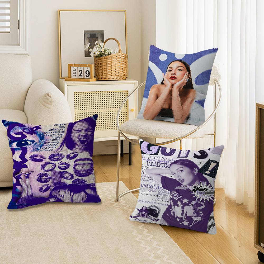 Fine Glasses Unisex O-Olivia I-Isabel R-Rodrigo Pillow Anime Pillow Sofa Bed Head Pillow Cover Cushion Cover 45X45 Cm Fashion