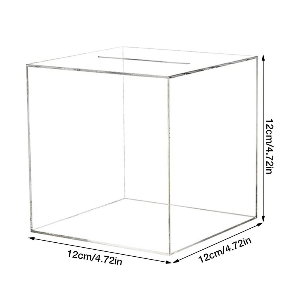 Piggy Banks for Adults Clear Acrylic Money Saving Bank Break to Open Can Only Save That Cannot Be Take