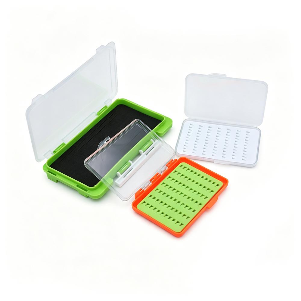 1PC Fly Fishing Box Multi-style Foam/Compartment Tackle Case Waterproof Transparent Hook Lure Storage Box for Trout Bass Angling