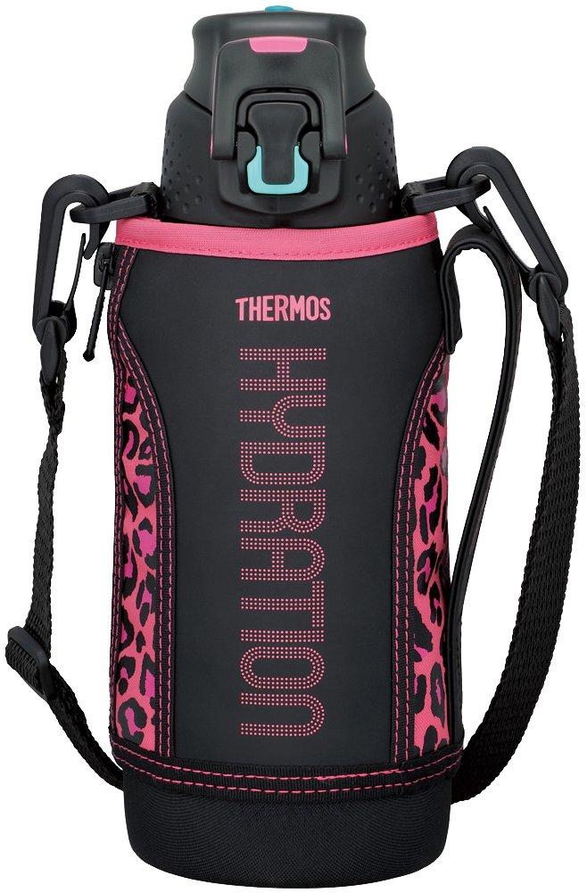 THERMOS Vacuum Insulated Sports Bottle Black Pink 800ml [FFZ-800F]
