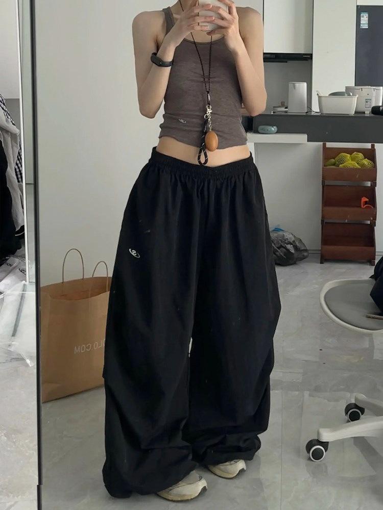 

Women s Quick-Dry Wide-Leg Paratrooper Dance Pants Extra Large