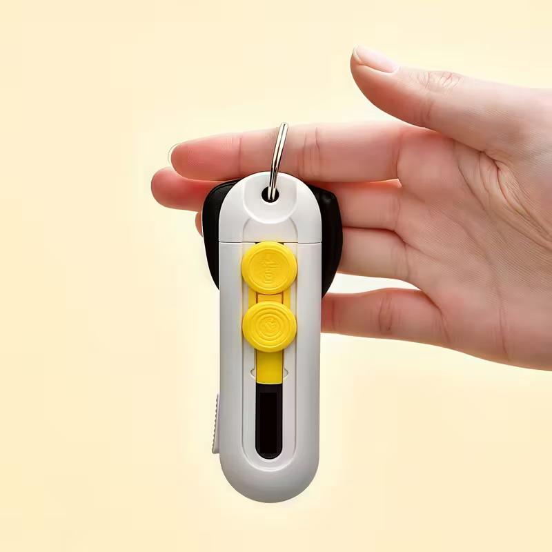 Mini Portable Box Cutter Magnetic Box Opening Knife With Safety Lock Cute Fridge Magnet Home Unboxing And Office Paper Cutting
