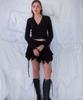 ROSEFRANTZ Lace Line Wrap Long Sleeve [Black]