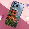 Japanese Temple Kyoto Phone Case For iPhone 17 16 Pro Max 17 Air 16E 13 12 Mini 14 15 Plus 11 Pro Max Back Cover