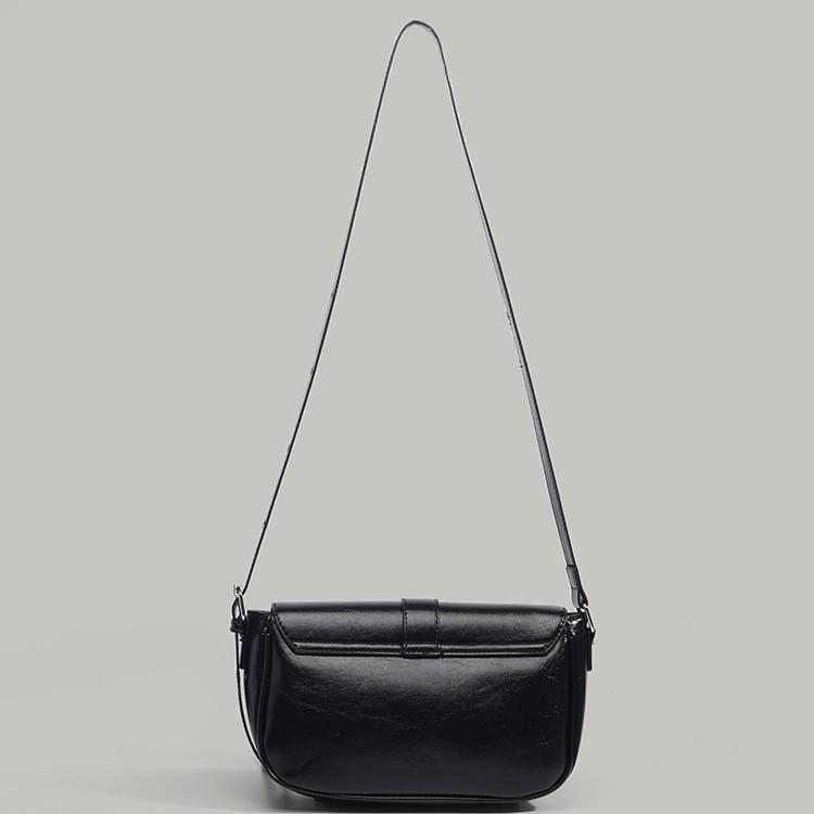 2025 Summer Trendy Double-Pocket Punk Hot Girl Style Cool Motorcycle Bag for Women, Versatile Commuting Shoulder and Crossbody Bag