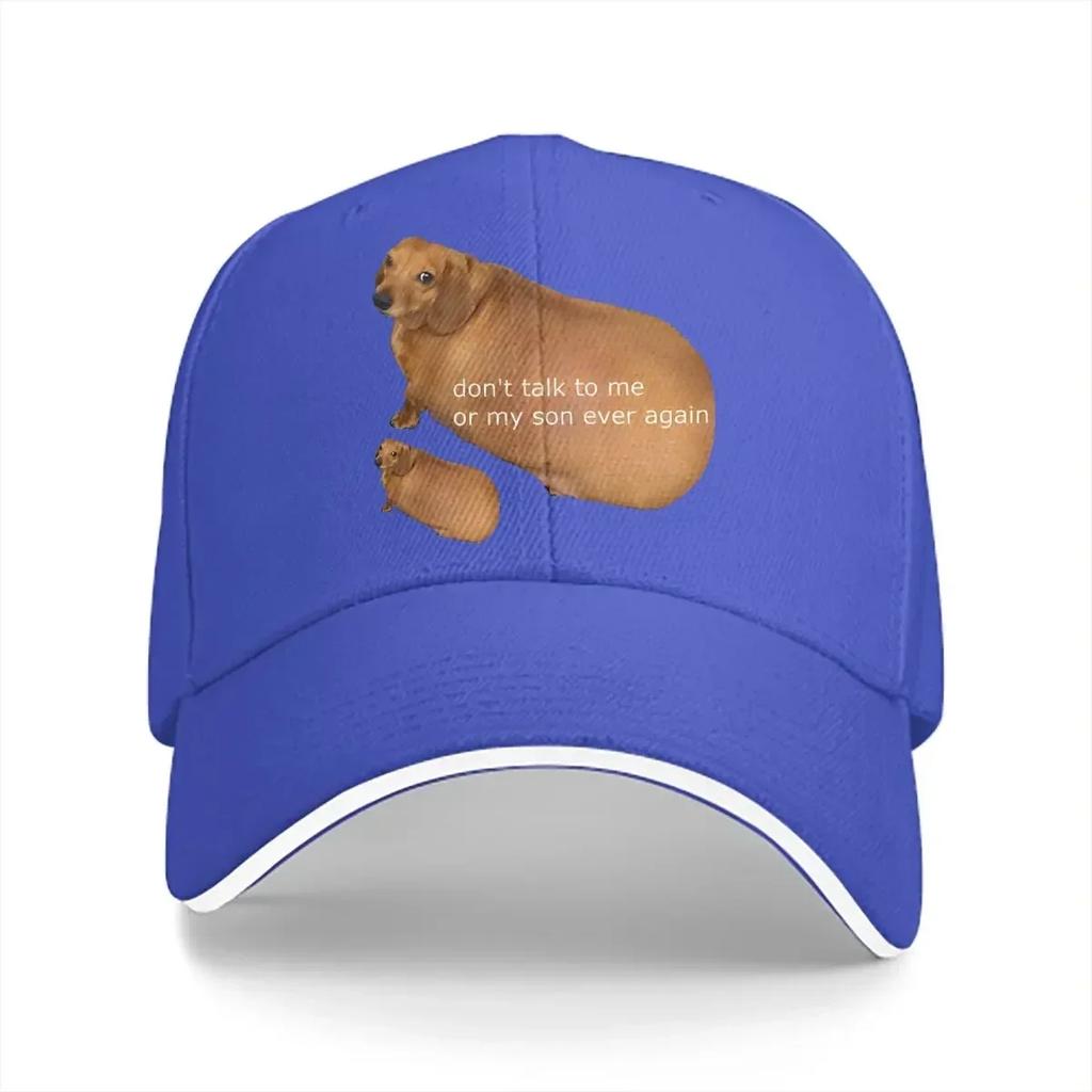 Washed Unisexs Baseball Cap Dont Talk To Me Or My Son Ever Again  Geek Trucker Snapback Caps Dad Hat Dogs