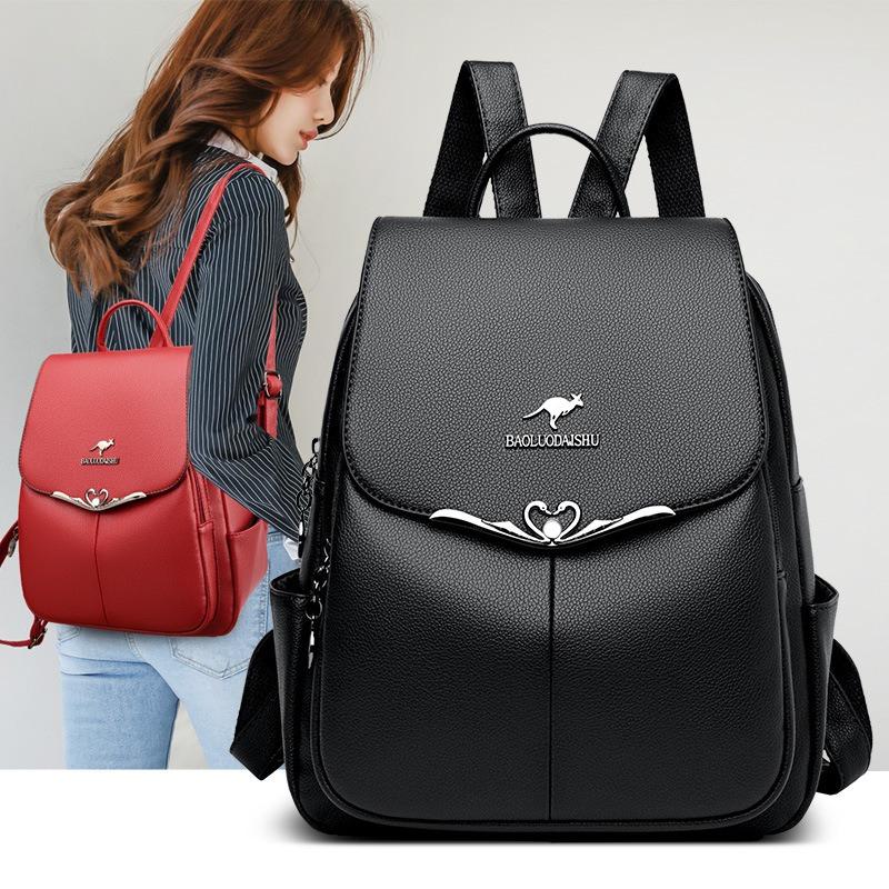 Bag new large-capacity women's backpack multi-purpose Chinese women's bag wholesale