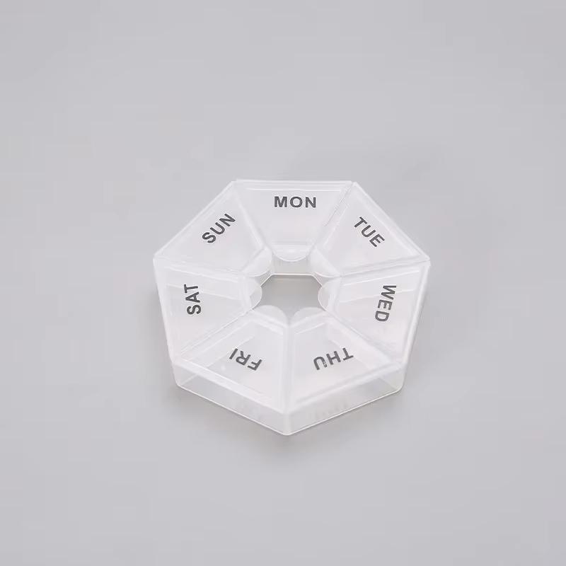 

New 7 Days Pill Medicine Box Weekly Tablet Holder Portable Travel Mini Small Pill Box Pills Cases Storage Organizer Container белый