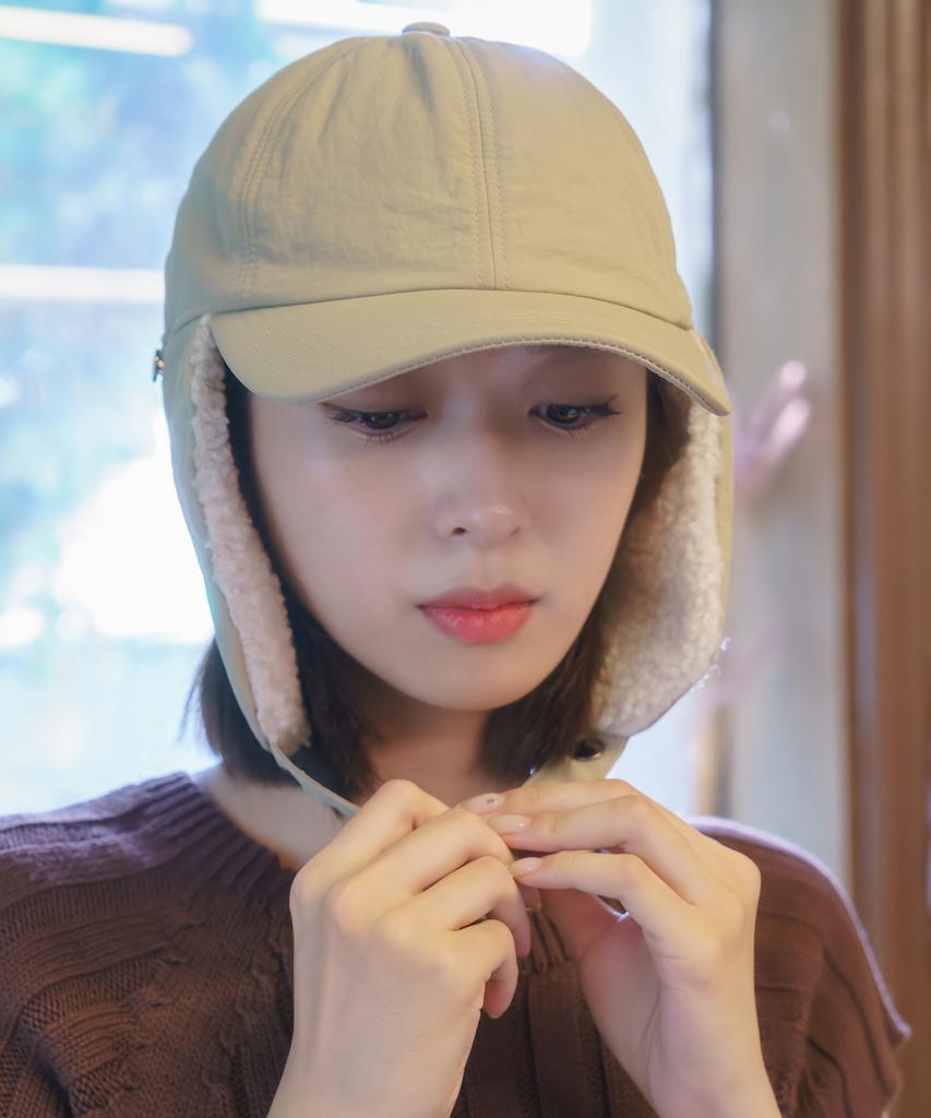 Sodamon Mimin Winter Earflap Baseball Cap 2 Colors