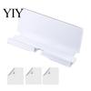 Clear Acrylic Wall Stand Tablet Mount Holder, Universal Mounted Smartphone Stand, Smooth Surface Phone Holder Cable And Charging Hole Organizer