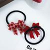 Nanrui Jewelry Acetate Bow Hair Tie 5.3cm - Cute Bowknot Hair Rope & High Ponytail Clip