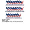 Patriotic Eagle Flag Stickers Charlie Kirk Freedom-Themed Decals for Car Laptop Skateboard Luggage Creative Patriotic Design Bumper Fridge Sticker