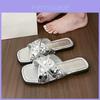 Stunning Summer Flat Slide Sandals For Women Fashionable And Comfortable Beach Footwear