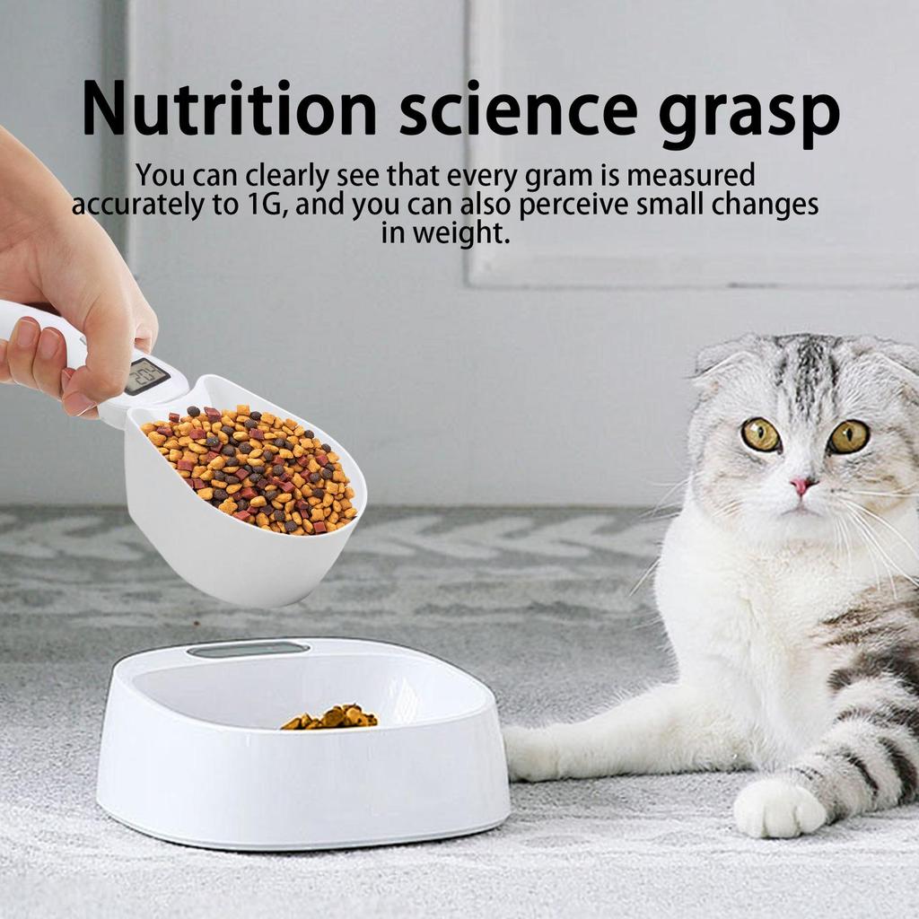 Digital Spoon Scale Coffee Bean Weighing Supplies Electronic Food Scoop Scale For Beginner Cooks Fitness Person Cat Owner Baking
