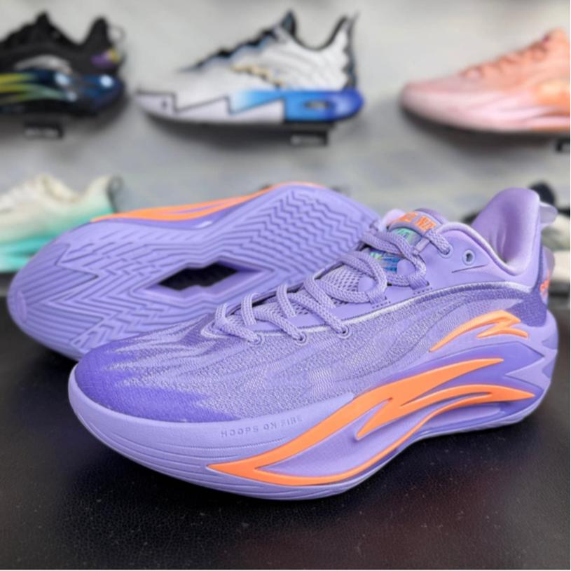 Anta Crazy Tide 7 Nitrogen Technology Comfortable Fashion Synthetic Leather Non-Slip Wear-Resistant Breathable Low-Top Basketball Shoes 112621616S-2