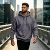 Men's Long Sleeve Hooded Sweatshirt Casual Pullover