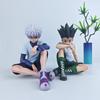 Anime Killua Zoldyck Figure Action GON · FREECSS Figure 12cm Sitting Pendant Collectible Model Figurine PVC Toy Model Gifts Toys