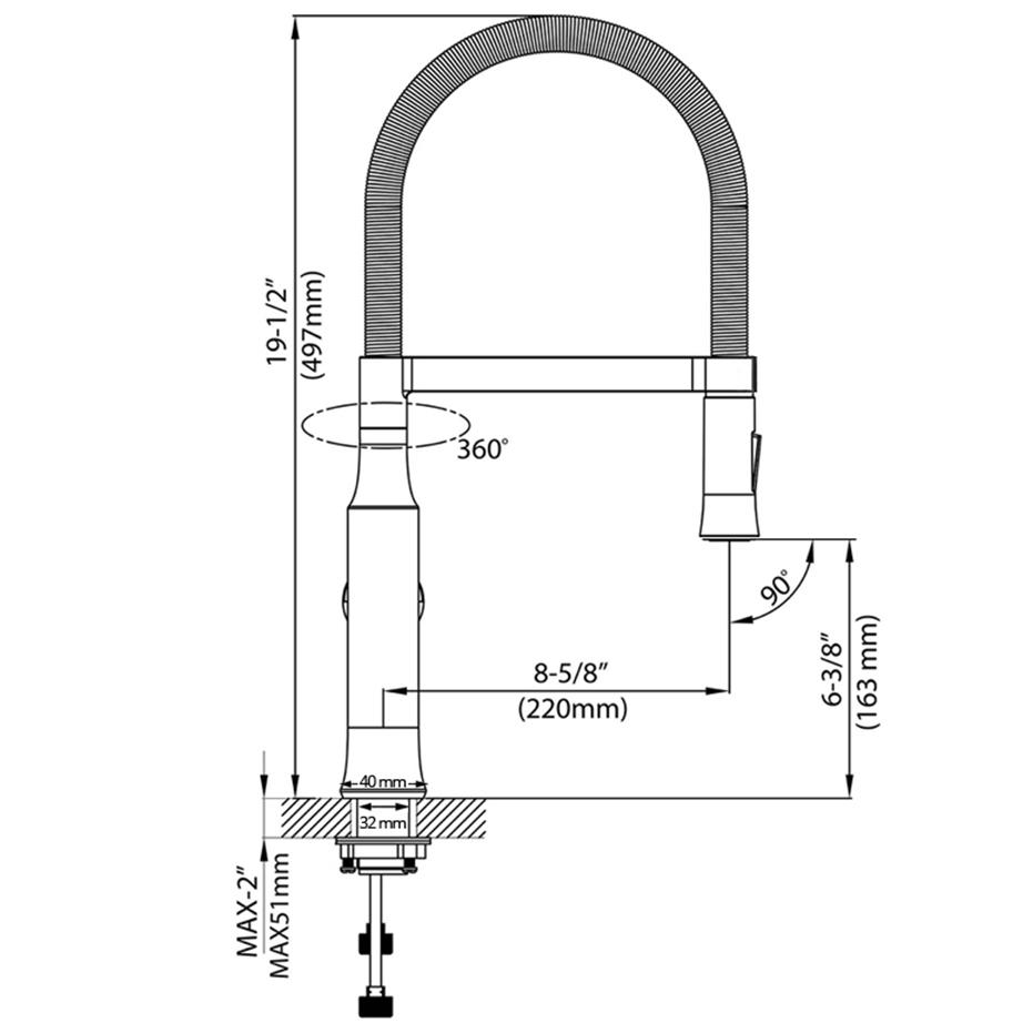 BAKALA Torneira Cozinha Kitchen Faucets Hot And Cold Water Chrome Basin Sink Square Cozinha Taps Mixers Torneira De Cozinha