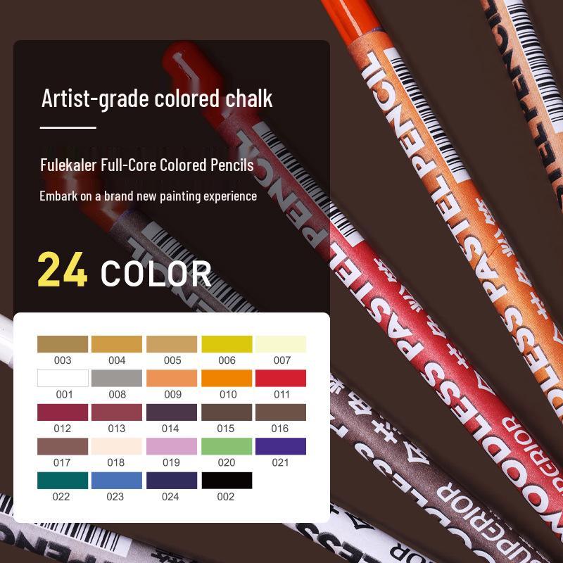 

Xiupu Wood-Free Colored Charcoal Pencil Set for Sketching and Art Fulaikale (Non-Sharpener Compatible)