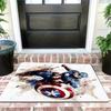 Marvel Authorized Polyester Fleece Door Mat | Wolverine Pattern, Machine Washable, Ideal for Living Room, Bedroom Decor, Enha