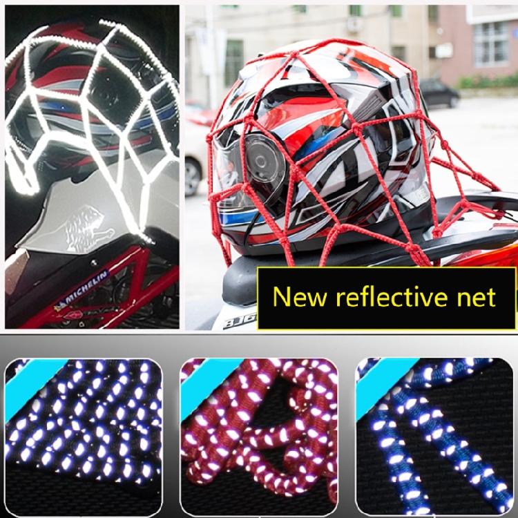 Cargo Net MotorcycleHelmet Mesh Luggage Tie Down Bungee Cord 16''x16'' Net