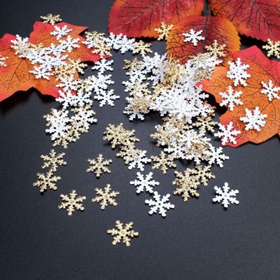 Funny Multi-color Christmas Snowflakes Confetti Glitter DIY Artificial Snowflakes 1.5cm/2cm/3cm Snowflake Sequins Party