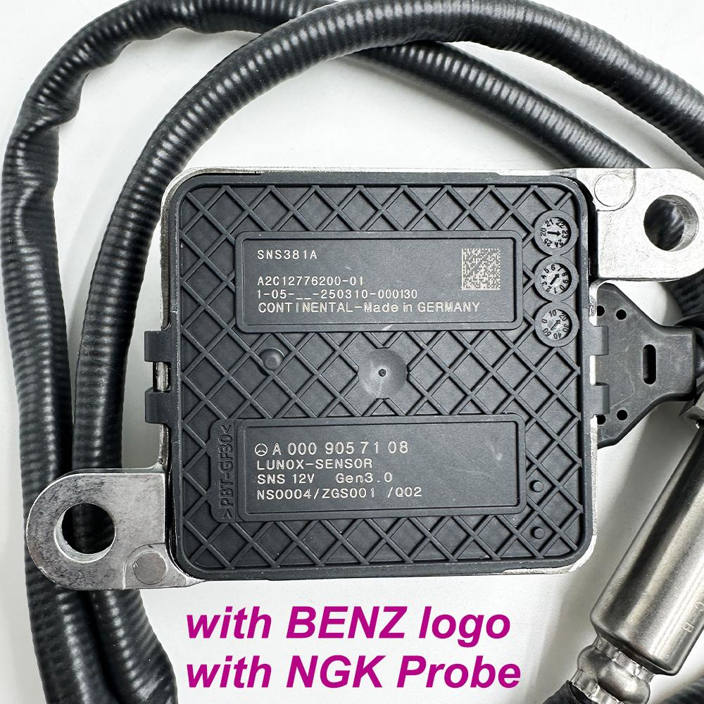 New Nitrogen Oxygen NOx Sensor 12V A0009057108 0009057108 For Mercedes-Benz E-CLASS W213 E220D C238 W222 C257, MADE IN Germany with BENZ logo