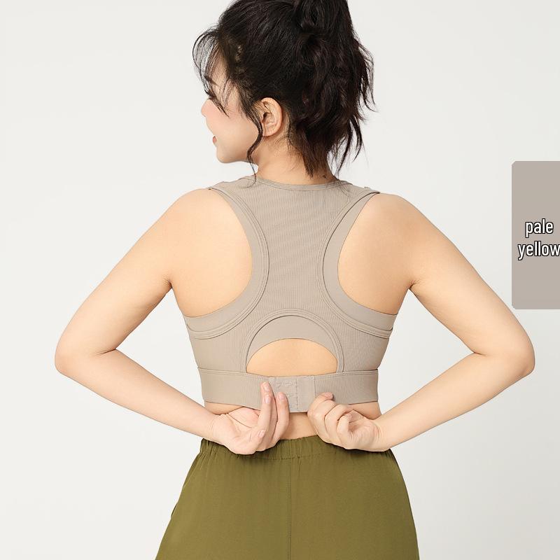 

Спортивный бюстгальтер большого размера, ударопрочный, с гоночной спинкой и бретелями в два слоя L