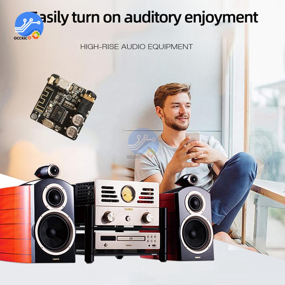 DIY Bluetooth Audio Receiver Board Bluetooth 4.1 5.0 Mp3 Lossless Decoder Board Wireless Stereo Music Module 3.7-5V