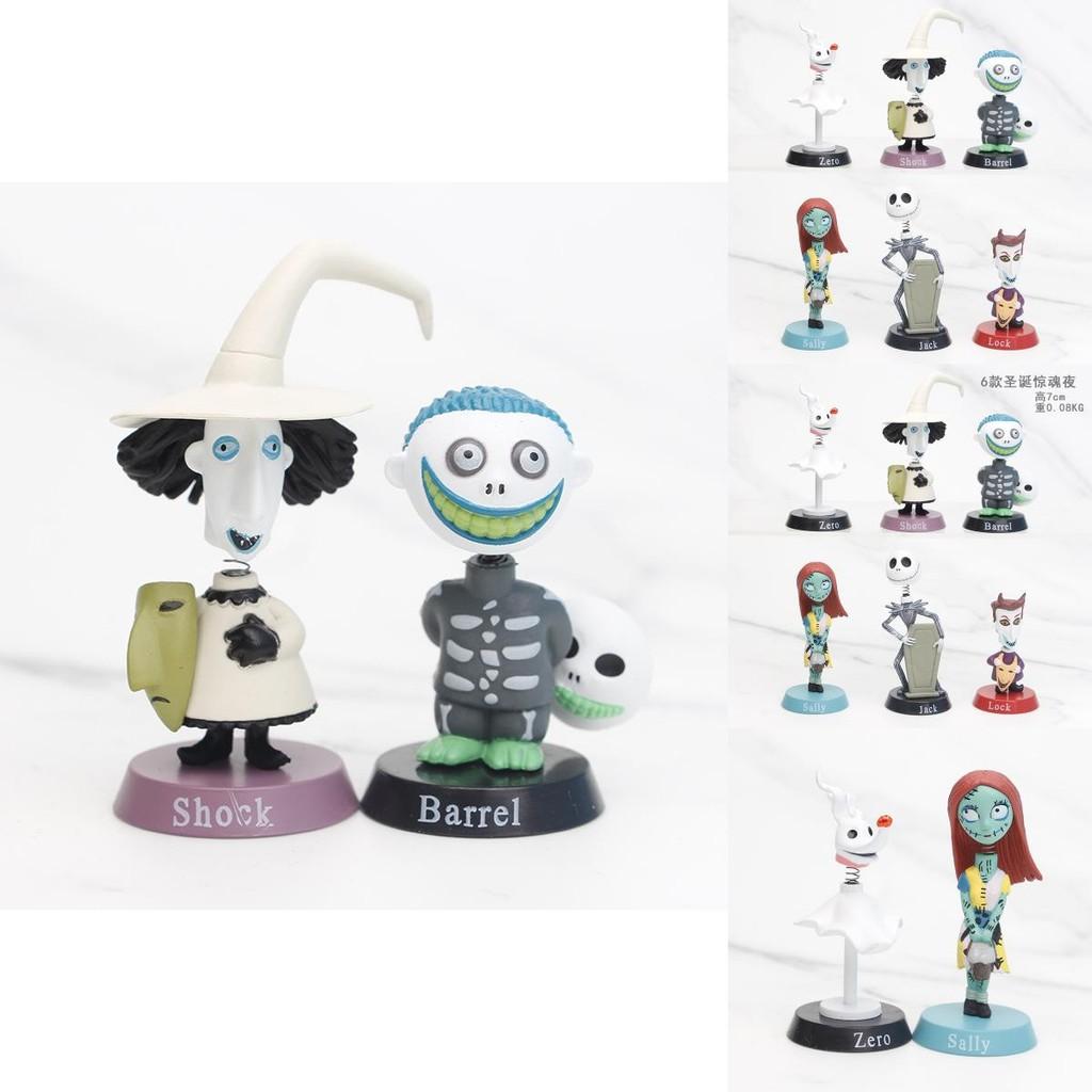Nightmare Before Christmas Jack And Sally Pvc Figures Adorable Collectible Toys