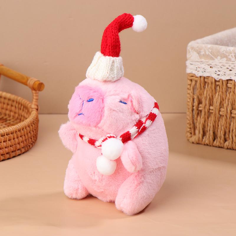 

Милая мультяшная подвеска в виде капибары, плюшевая игрушка, кукла, сумка, подвесные украшения, кукла, настольная подвеска для автомобиля розовый