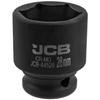 JCB Impact Socket 1/2" 28mm 6-Point Cr-Mo Socket Wrench