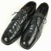 Pre-80s Vintage FLORSHEIM Plain Toe Business Shoes Black size 9D 26.0-27.0 Men's(USED)