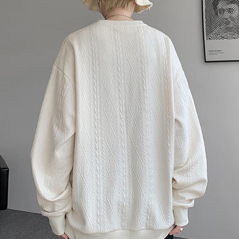 NASA MARVEL Men's Long Sleeve Round Neck T-Shirt Sweatshirt