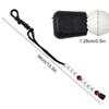 Golf Strokes Score Counter With Golf Bead Chain Strokes Bead Counter Bracelet With Simple Clip Nylon Woven Rope Golf Training