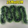 20/2m Christmas Green Cane Ribbons Garland Xmas Tree Ornaments Cane Ribbon Wreath Hanging Pendents DIY Home Party Decor Supplies
