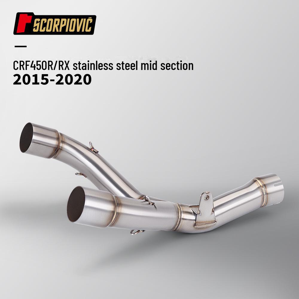 

Комплект выхлопной системы CRF450 Mid-Tail Section для 2015-2020 гг.: Простая установка, не требуется никаких модификаций